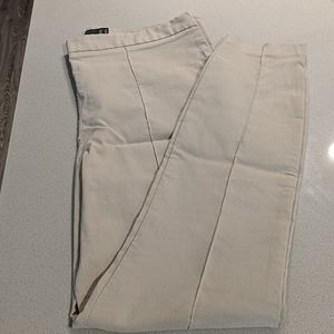 ASOS - slim fit cropped pants tan/cream